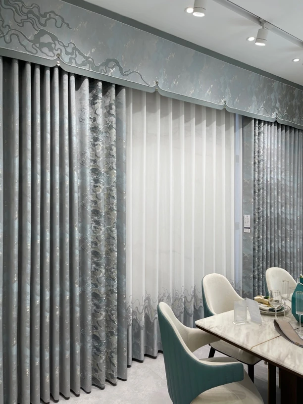 天上人间狠清（样品）窗帘