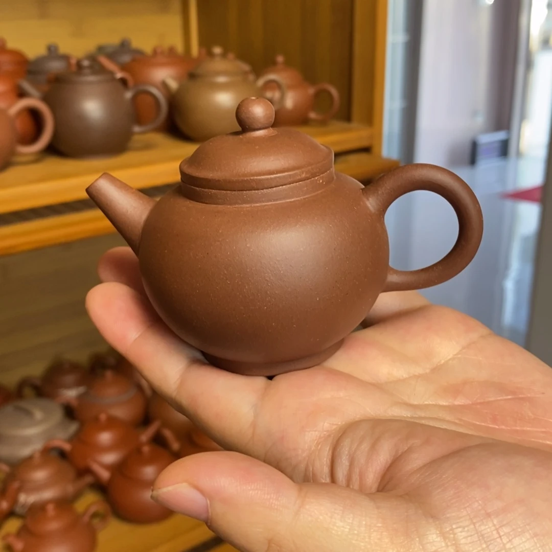 茶壶紫砂用****0紫泥龙印巨轮110
