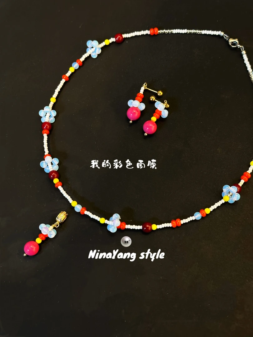 雲涌之丽 钛钢仿水晶项链 【我的彩色面膜】DMN0829