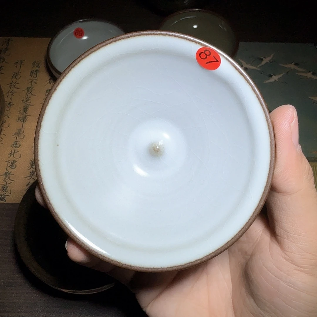 建盏龙窑柴烧手工黑*士