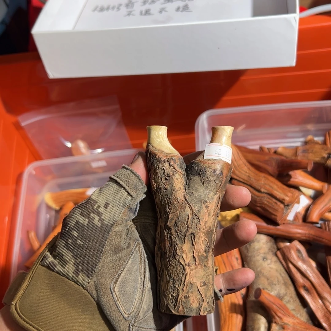舍***得火琉璃树杈木弓手工制作