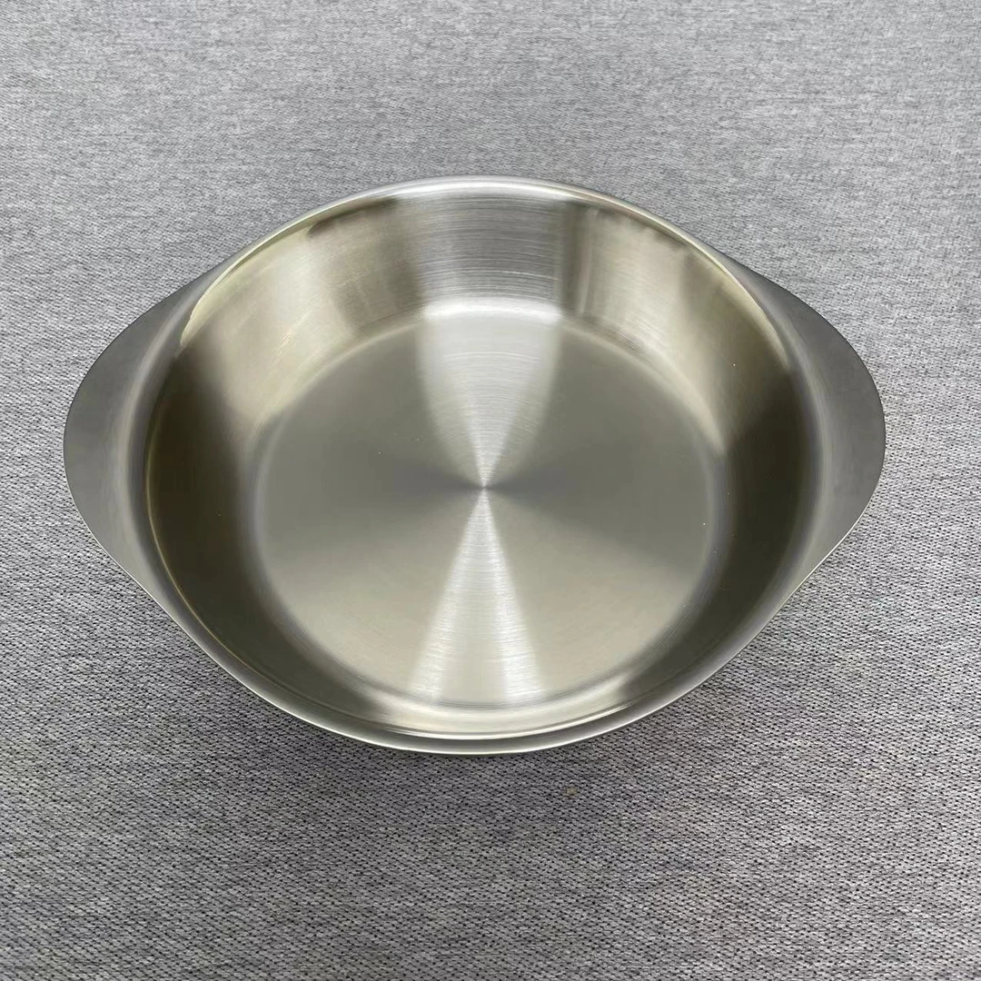 1-044 Chockmen 双耳盘子 16*3.5CM 电磁炉煤气灶通用 重约0.36KG
