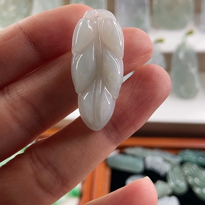 颈饰未镶嵌翡翠天然翡翠