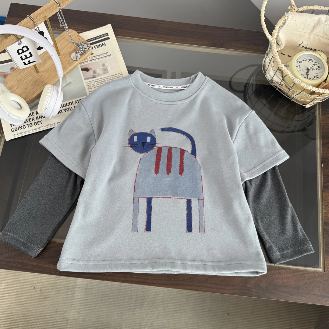 【新品】2025年儿童秋季新款时尚卡通打底衫BMQ252780