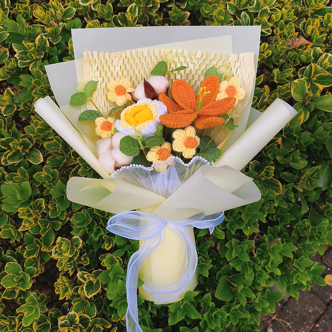 中高考百日誓师大会成人礼毕业一举夺魁金榜题名针织向日葵花成品