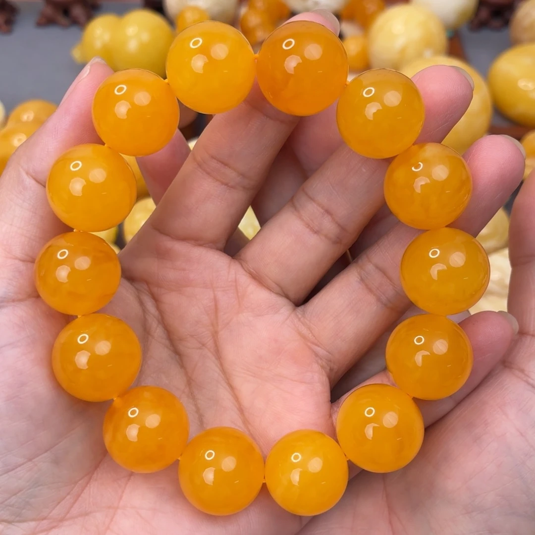 小***3蜜蜡未镶嵌吊坠(不含链)17红手串