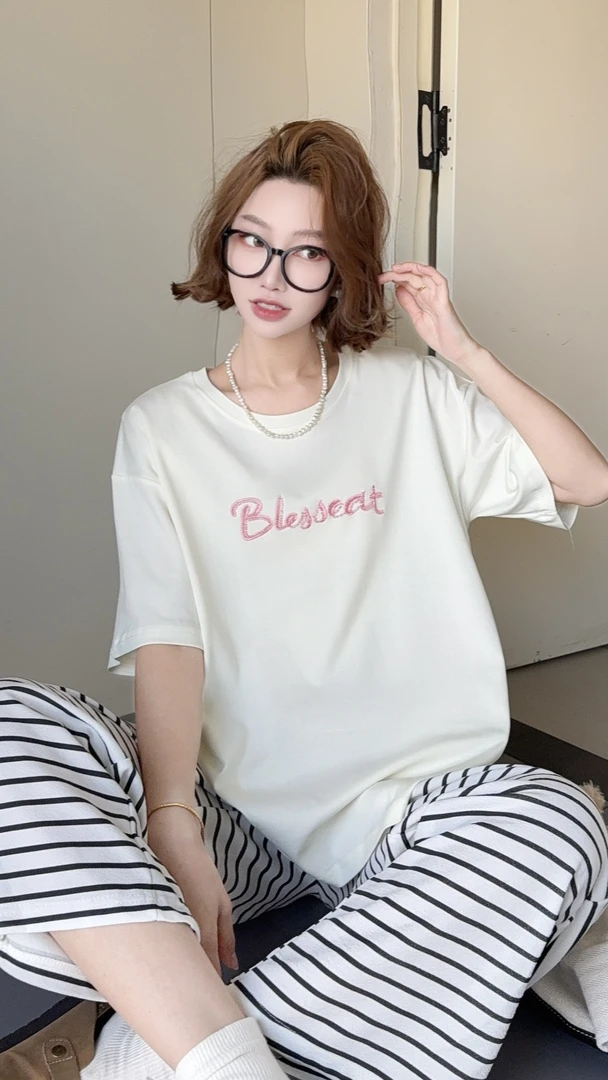 重工刺绣常规款短袖