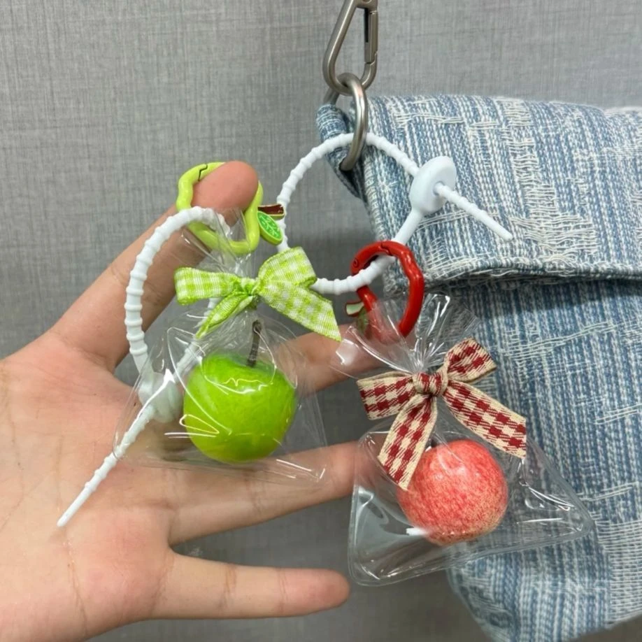 一颗苹果挂件创意挂件苹安挂饰挂件汽车可爱车载闺蜜礼物可爱包挂