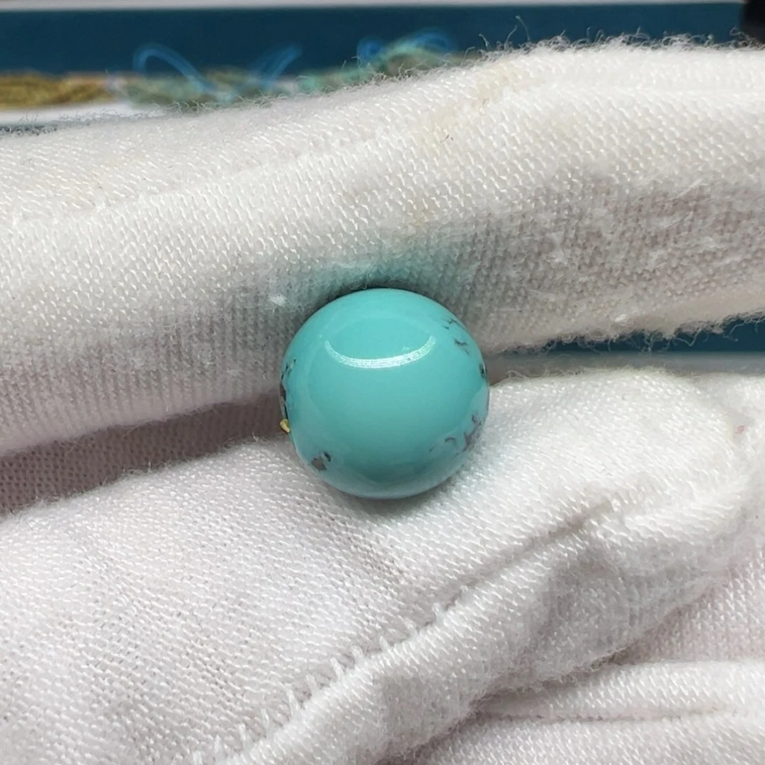 绿松石未镶嵌配饰直径10.2