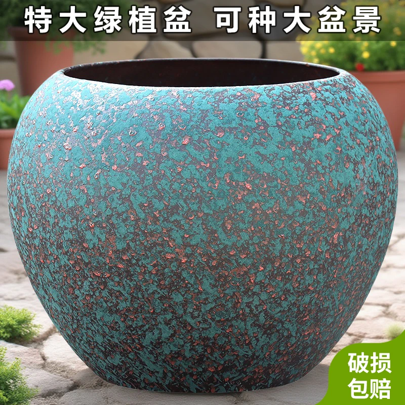 特大号花盆陶瓷批发家用室内大口径种树盆三角梅绿植盆景大花盆