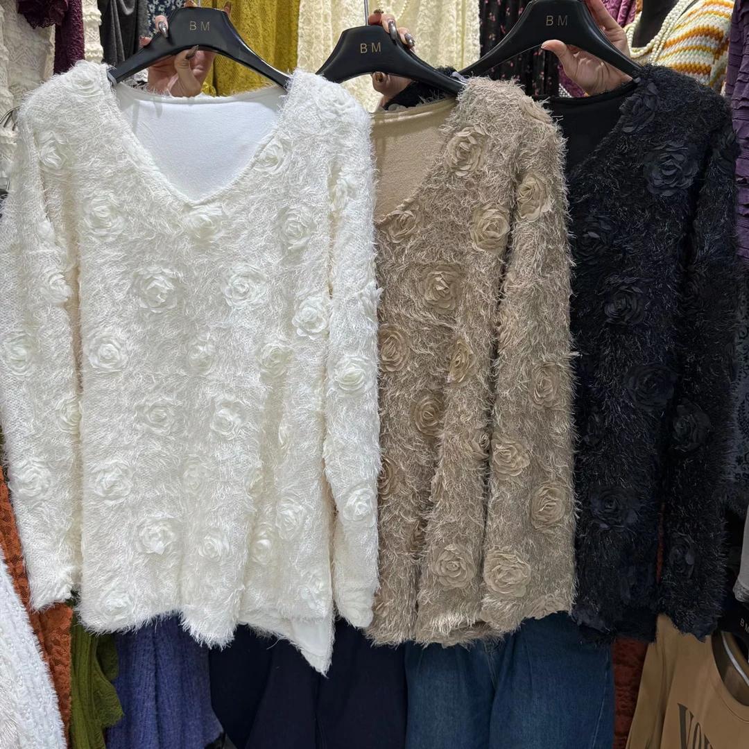 小微主推款bM98923山茶花加绒上衣大版