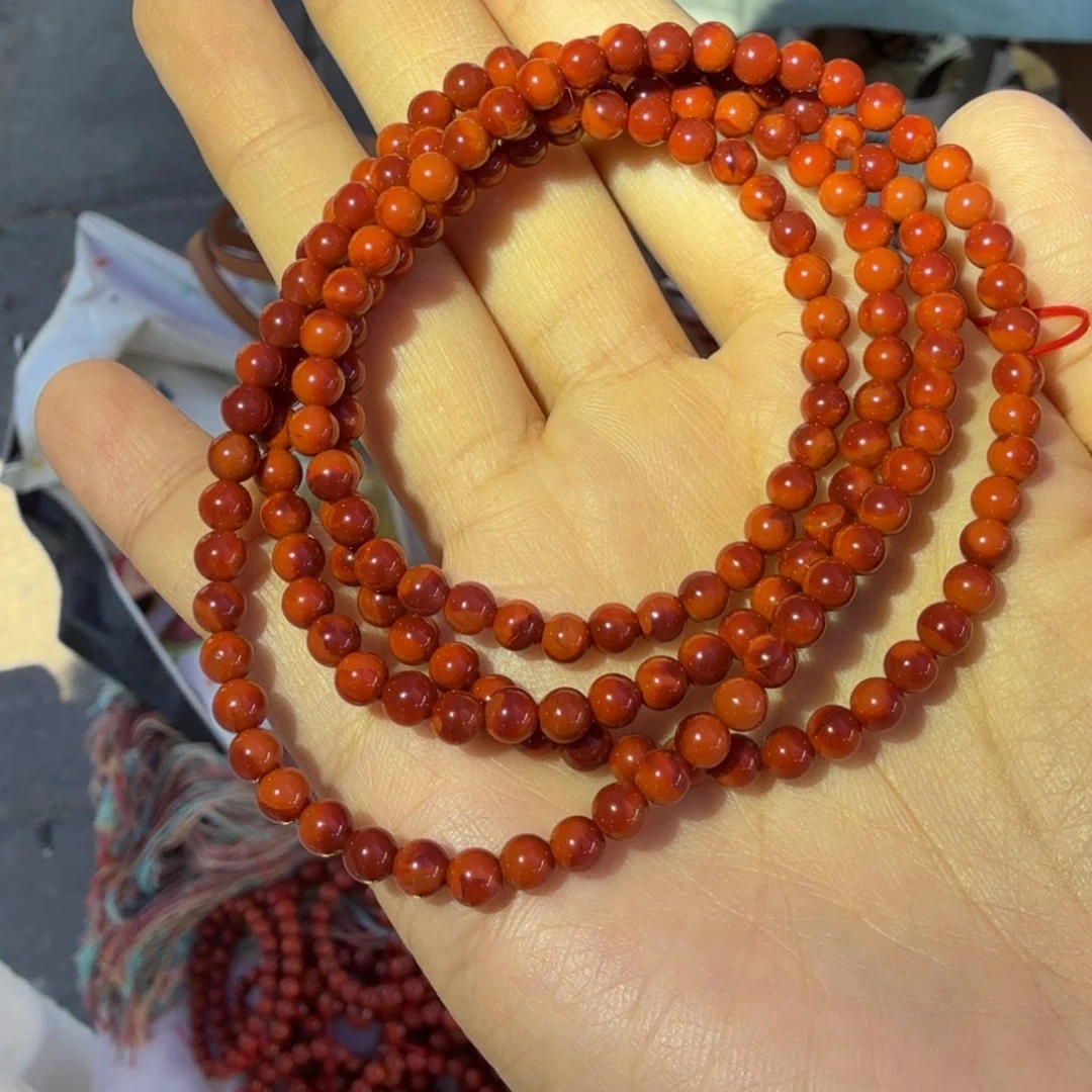 南红玛瑙未镶嵌颈饰瓦西原矿南红多样性拍一发一