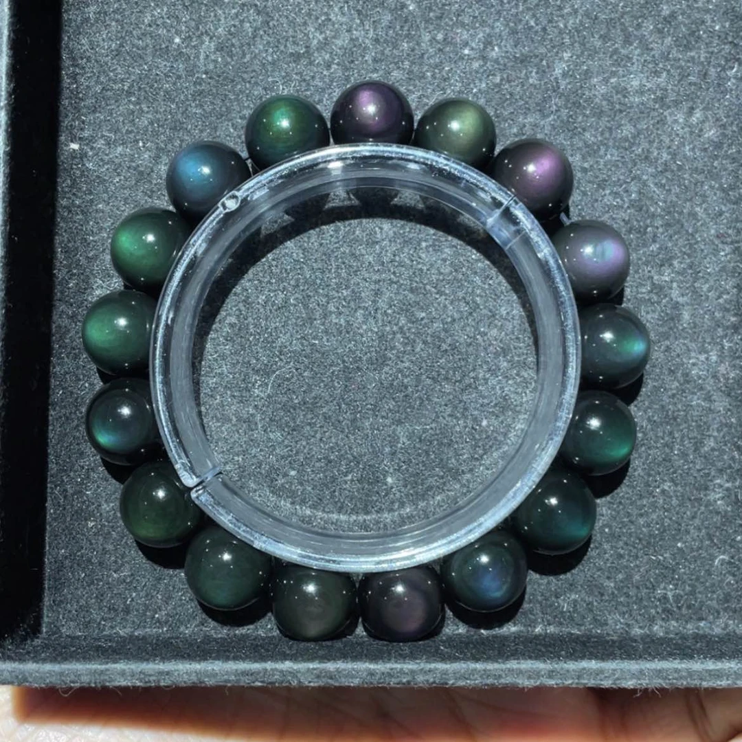 【闪购商品】未镶嵌黑曜岩手链有**粥