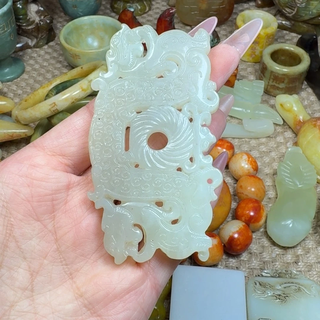 吊坠白玉菩提挂件