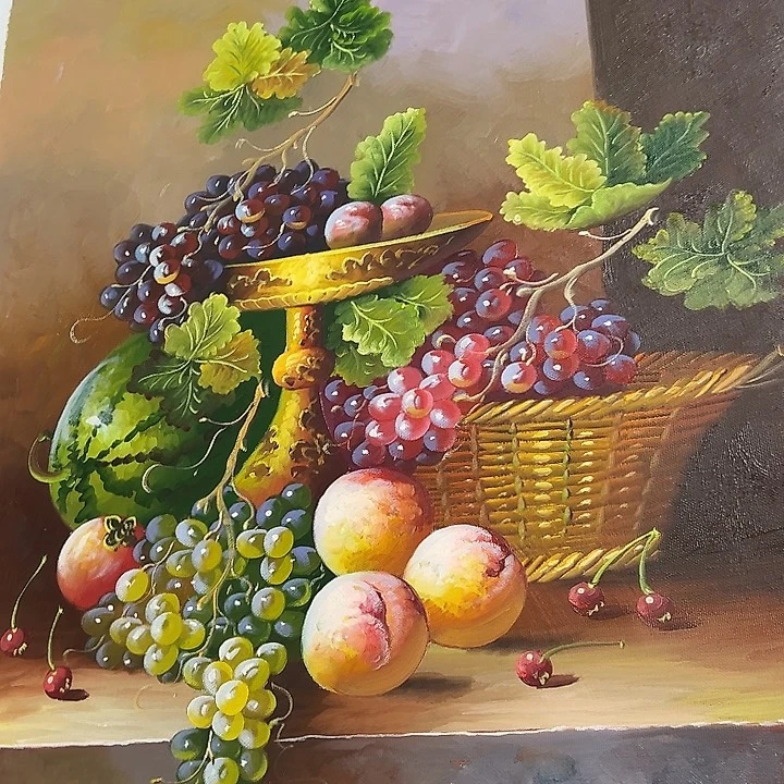 油画会一直仔仔细细