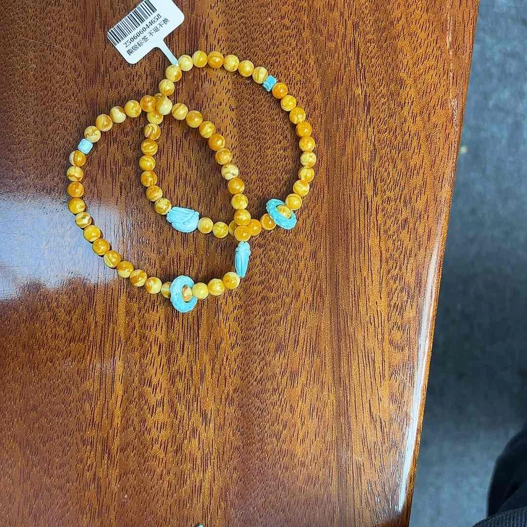 未镶嵌琥珀手链手串