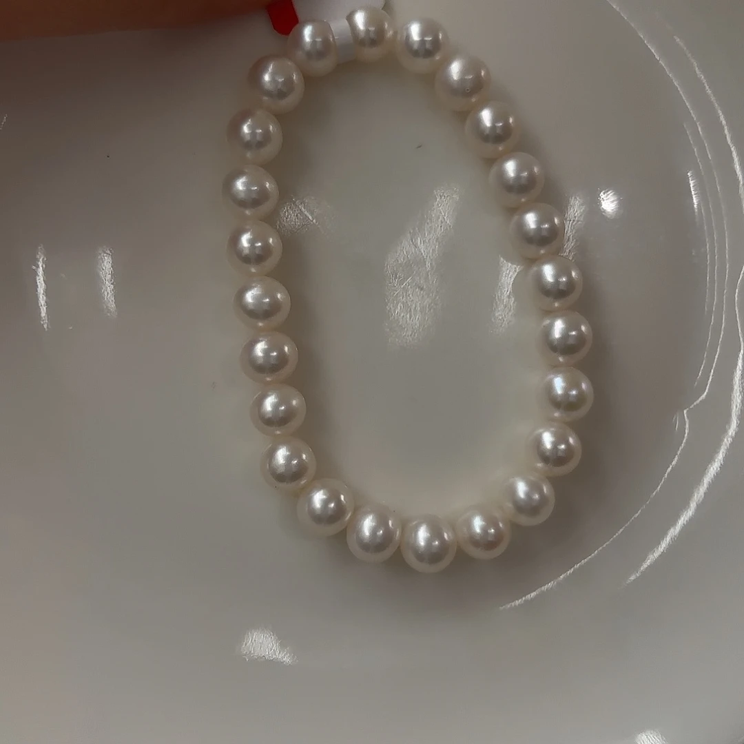 未镶嵌淡水珍珠颈饰无核7-8mm
