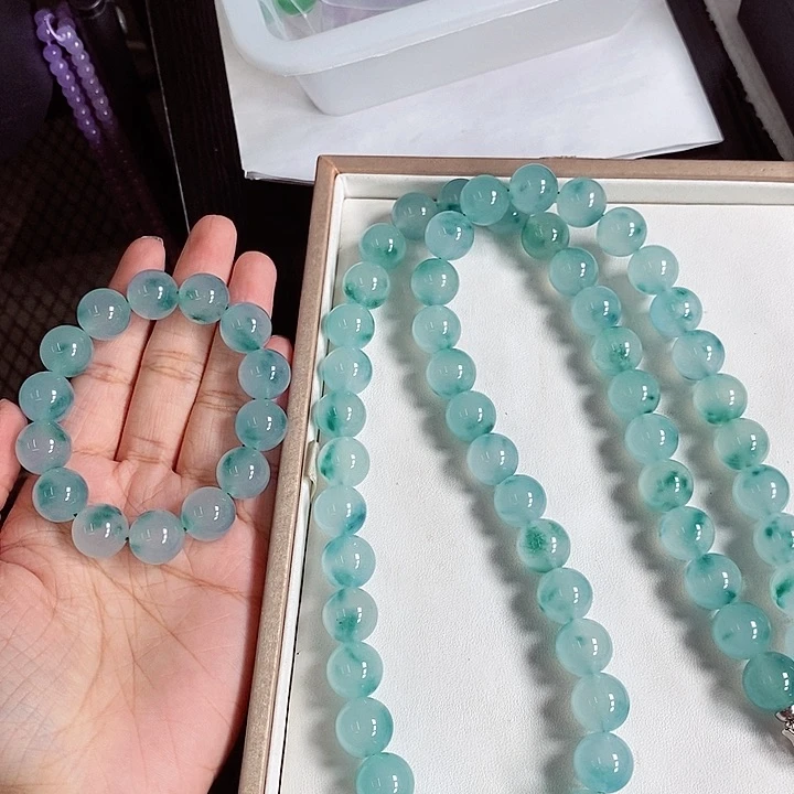 天然缅A散珠可做手链项链闪购链接