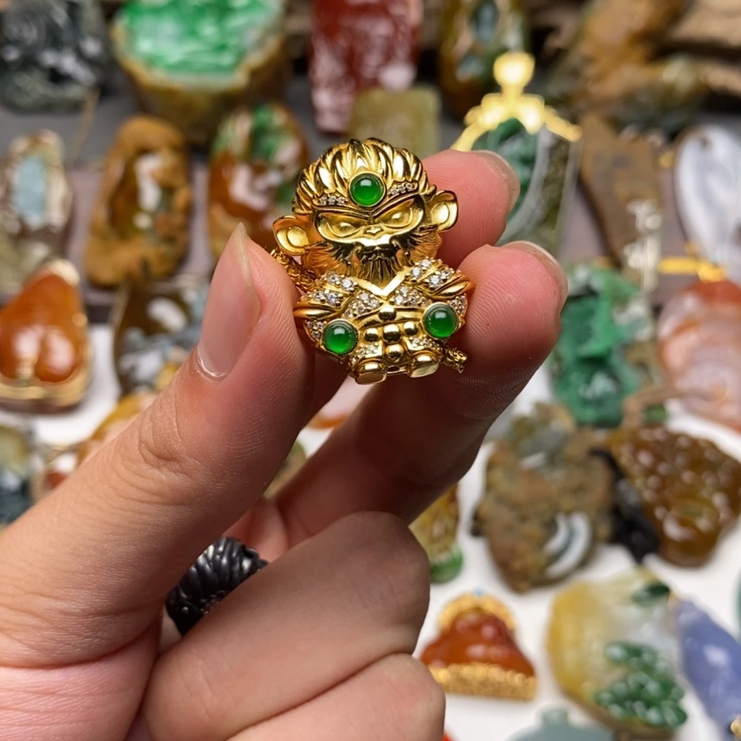 未镶嵌挂件翡翠一