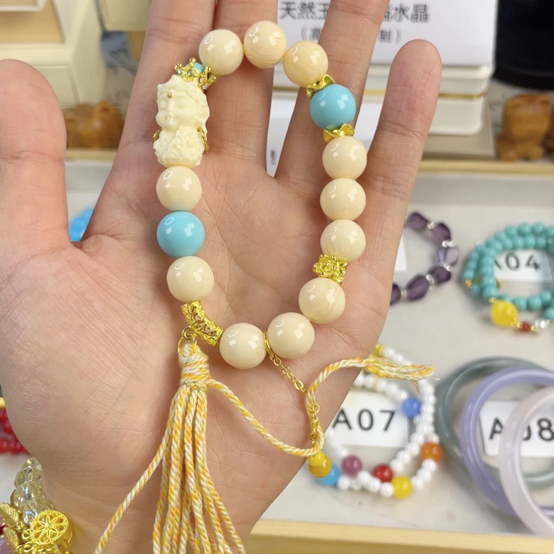 针钠钙石手饰银S925镀金镶嵌