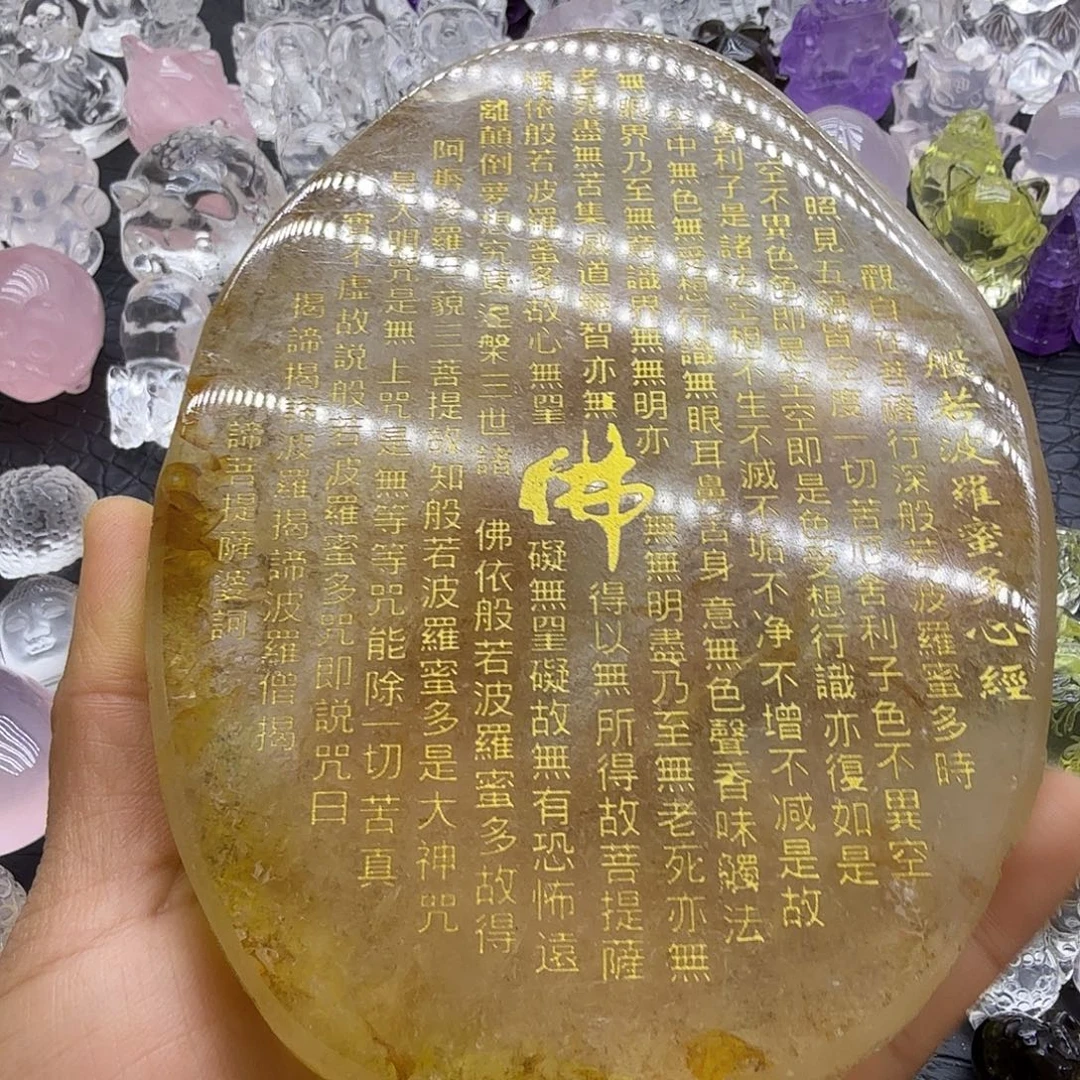 水晶颈饰未镶嵌摆件
