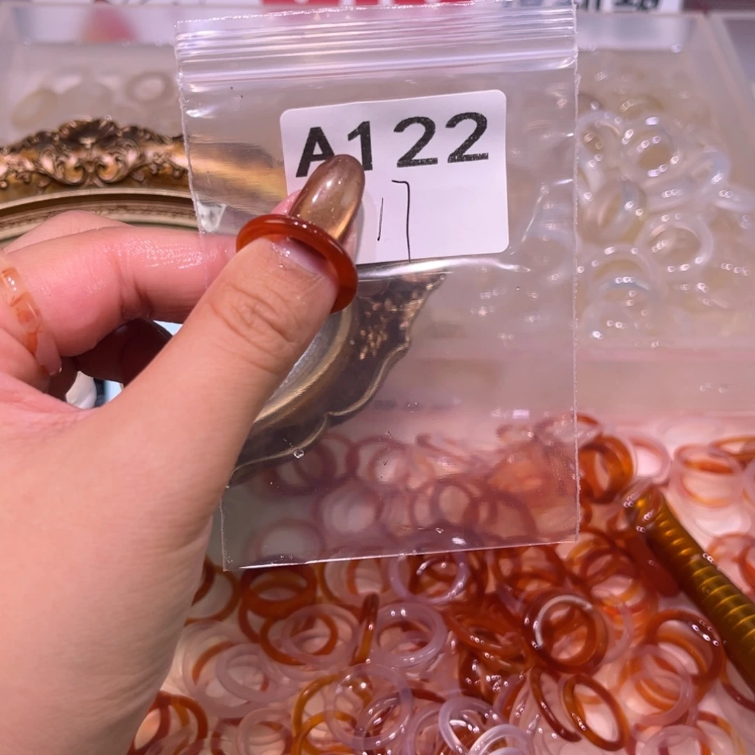 玛瑙/玉髓未镶嵌戒指122