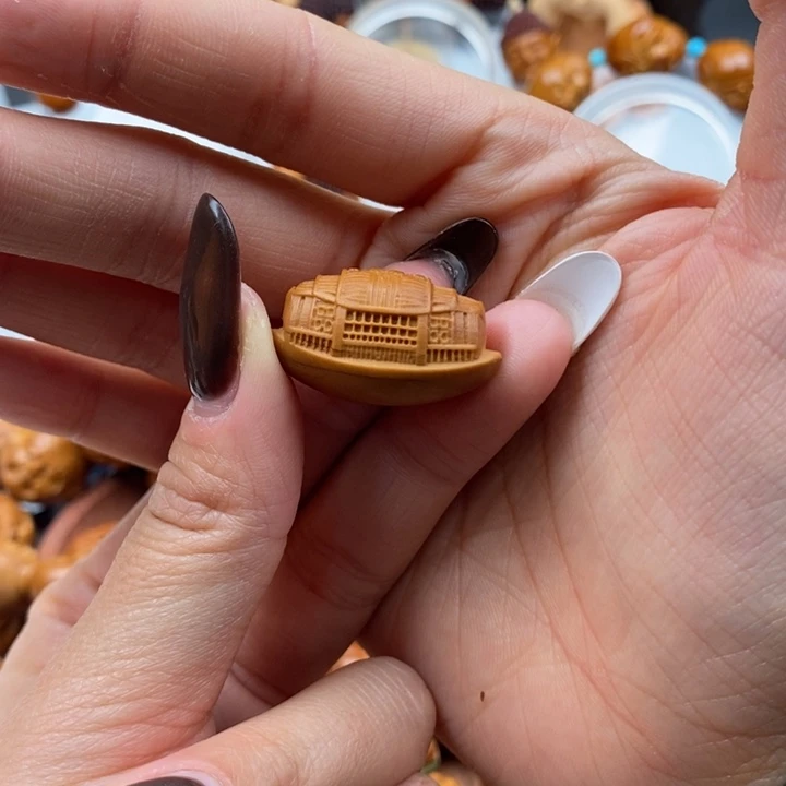 吊坠橄榄核小船舟