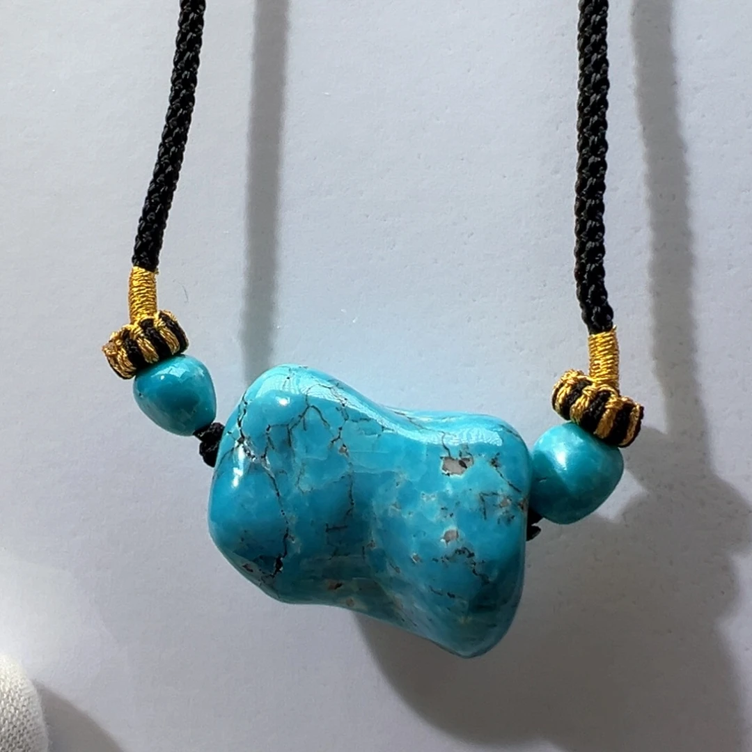 绿松石未镶嵌挂件