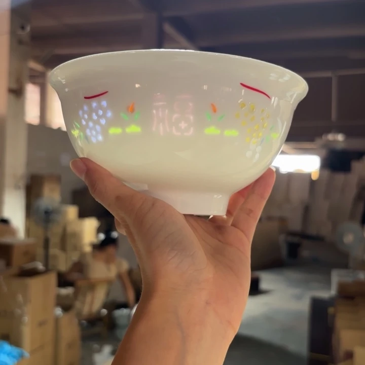 青瓷景德镇陶瓷面碗两只