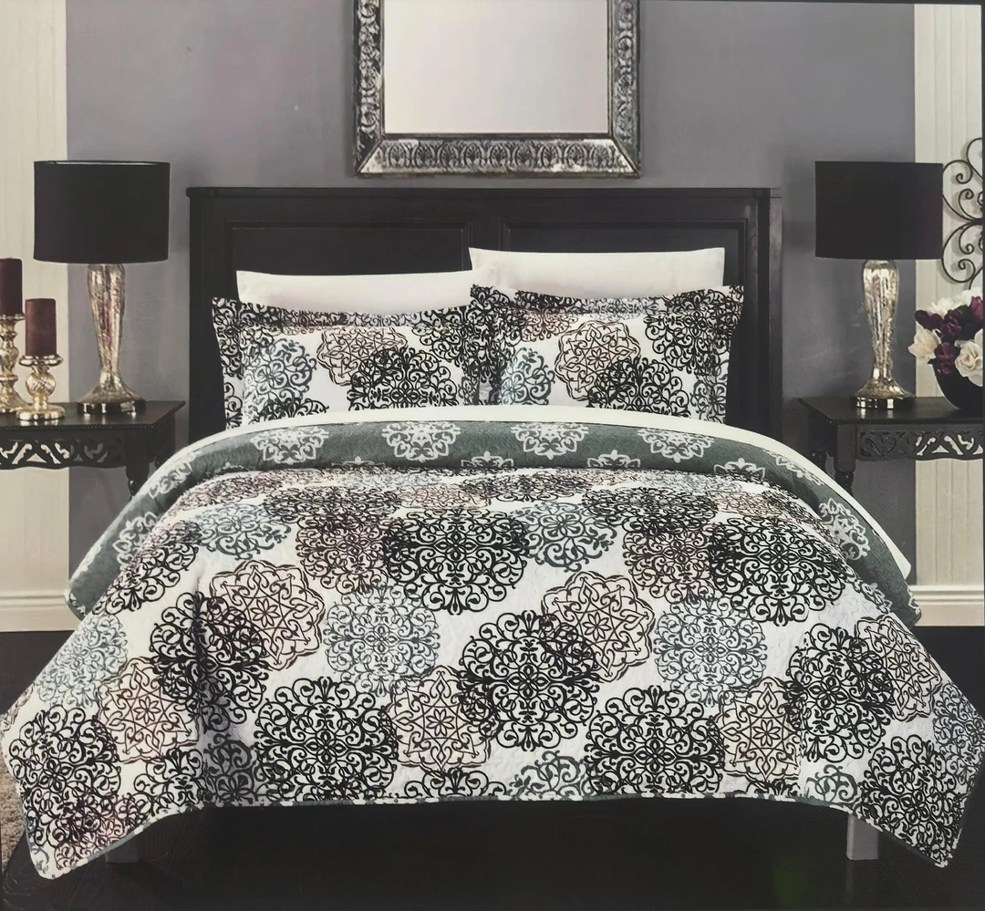 春夏季三件套床上用品简约床品易清洗01932-A亲肤舒适柔软好睡眠