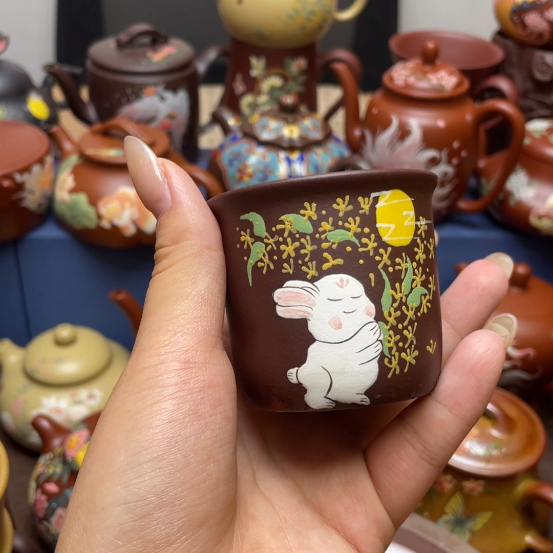 茶杯紫砂紫砂主人杯100cc