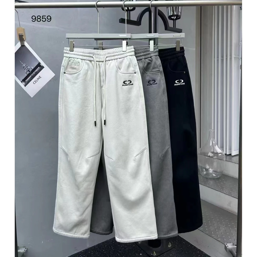 大占推荐 9859 加绒简约潮牌时尚休闲裤