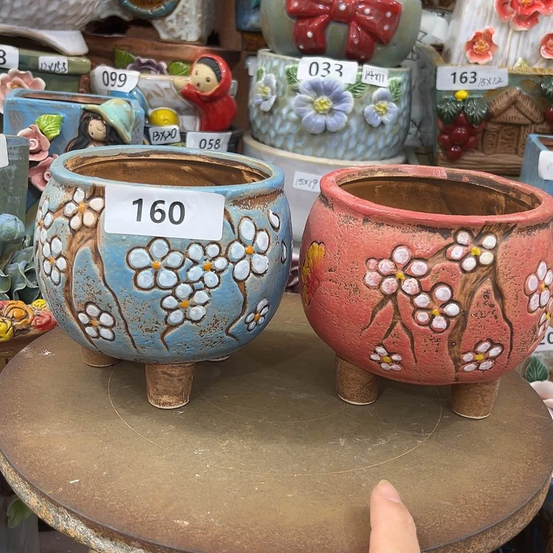 粗陶多肉花盆花盆