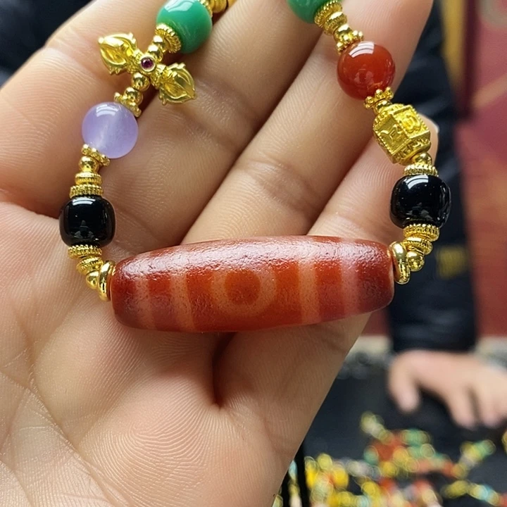 玛瑙/玉髓合金颈饰