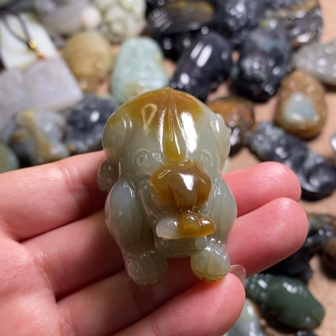 【闪购商品】和田玉挂件未镶嵌以****?