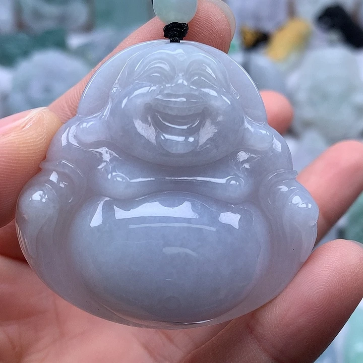 翡翠未镶嵌颈饰大佛福利卡厚10+