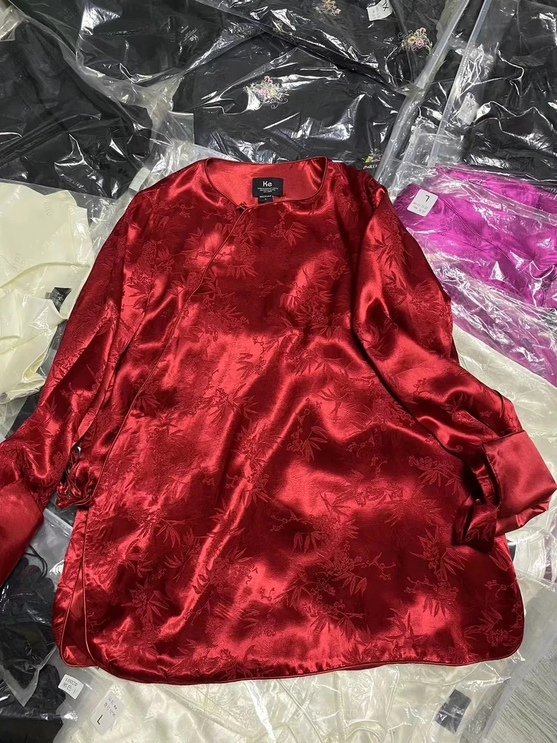 新中式提花刺绣长袖外套