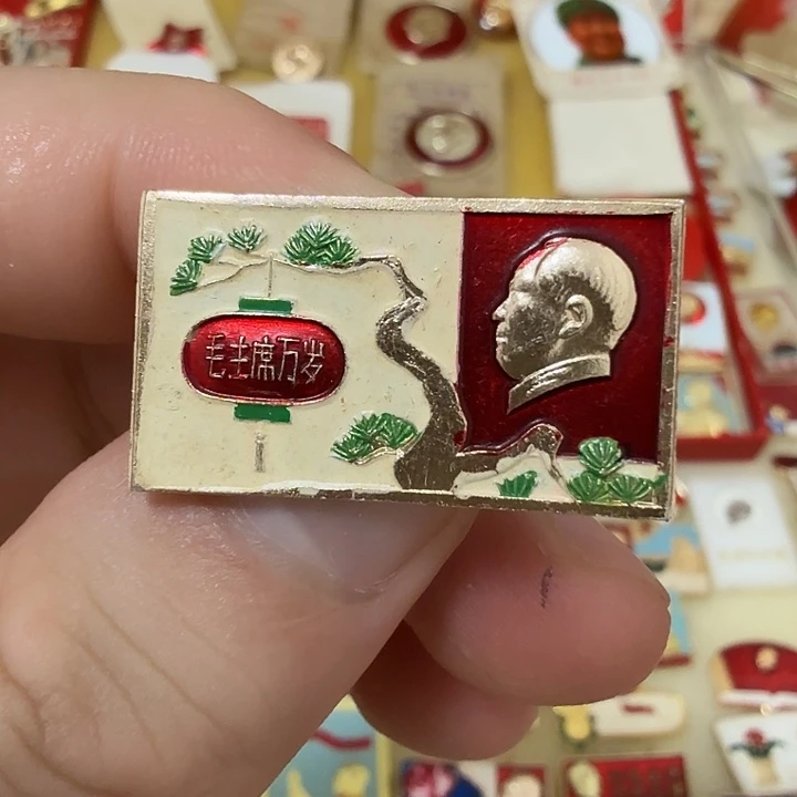 铝锁*毛爷爷像章，万岁