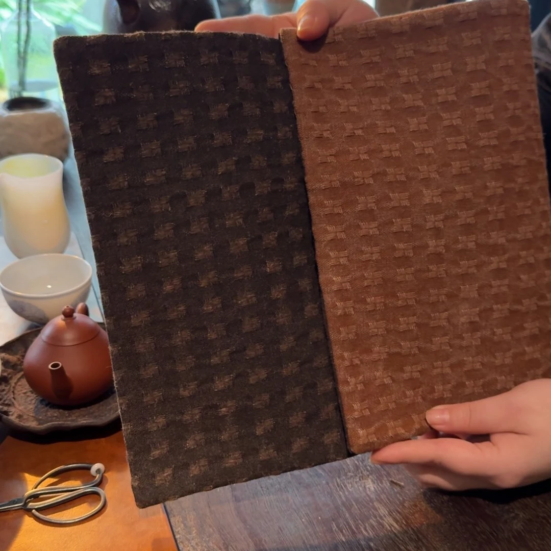 福利香云纱柞蚕丝双面茶席