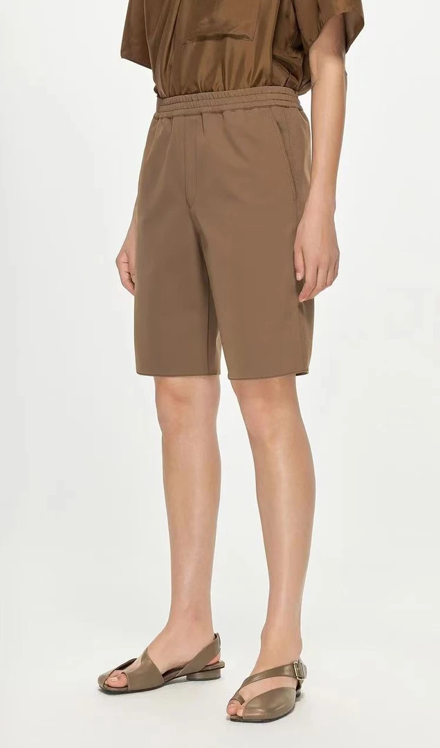 女士百搭中性风五分裤  简约时尚休闲五分中裤舒适