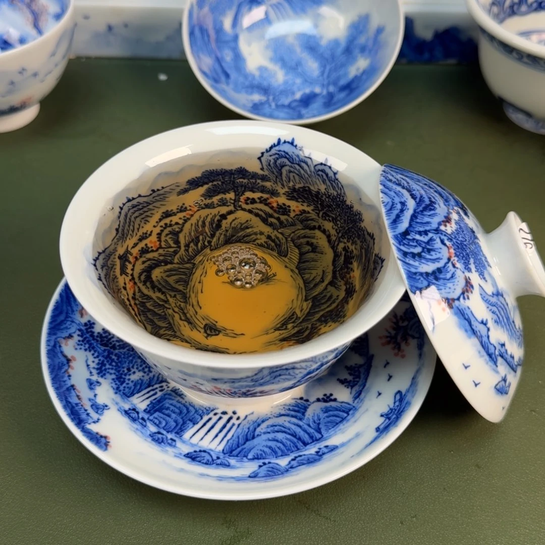 景德镇纯手绘茶具具圆圆276