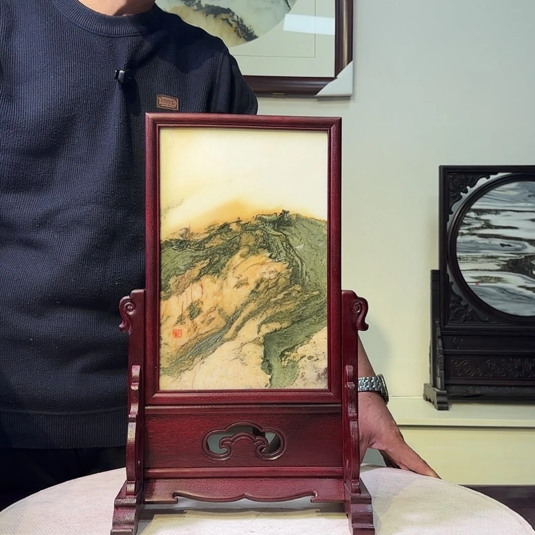 石材天然大理石画28×44