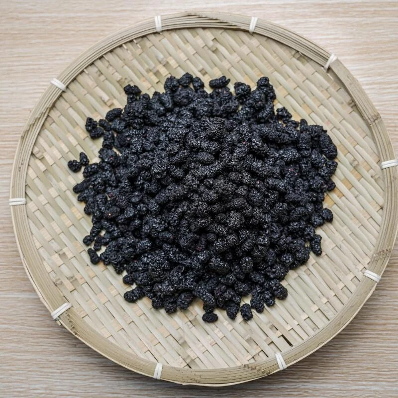 桑葚干黑桑葚秦岭自然生长无人工干预