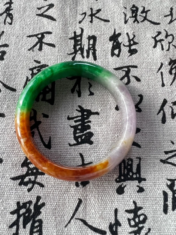 H801-五九➕缅甸翡翠手镯时尚冰女百搭女款