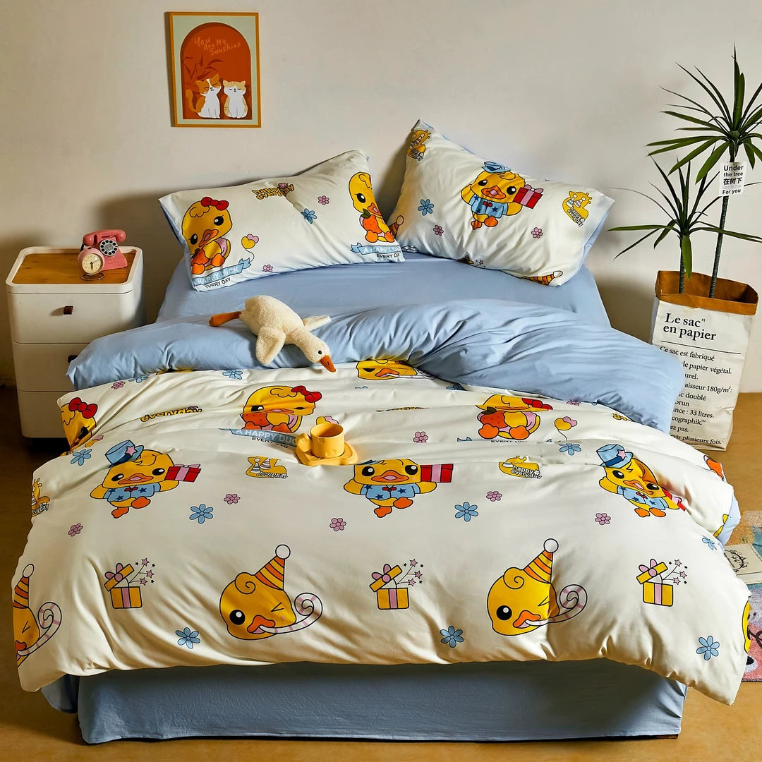 【LT DUCK小黄鸭】A类儿童成人被芯亲肤保暖被秋冬被宿舍被芯可机洗