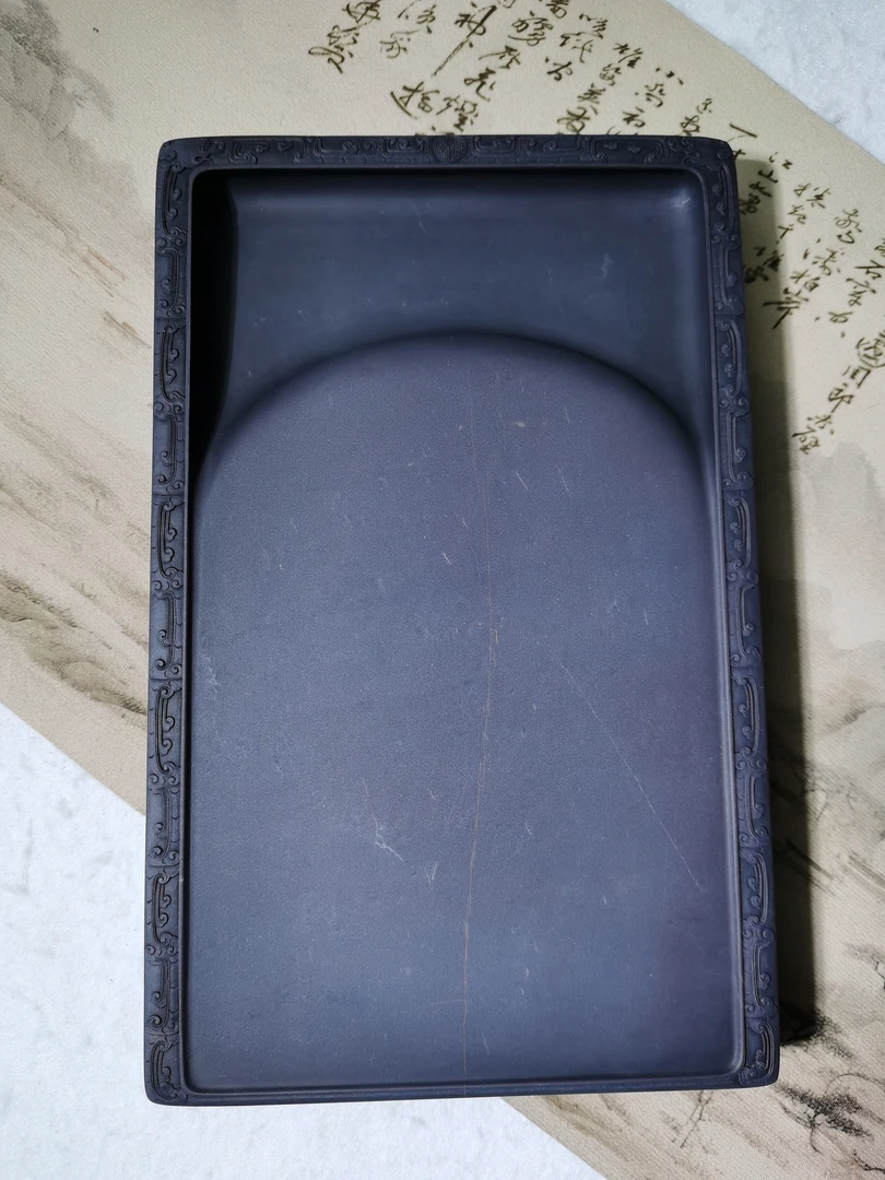 端砚-万鹤齐鸣砚-坑仔岩