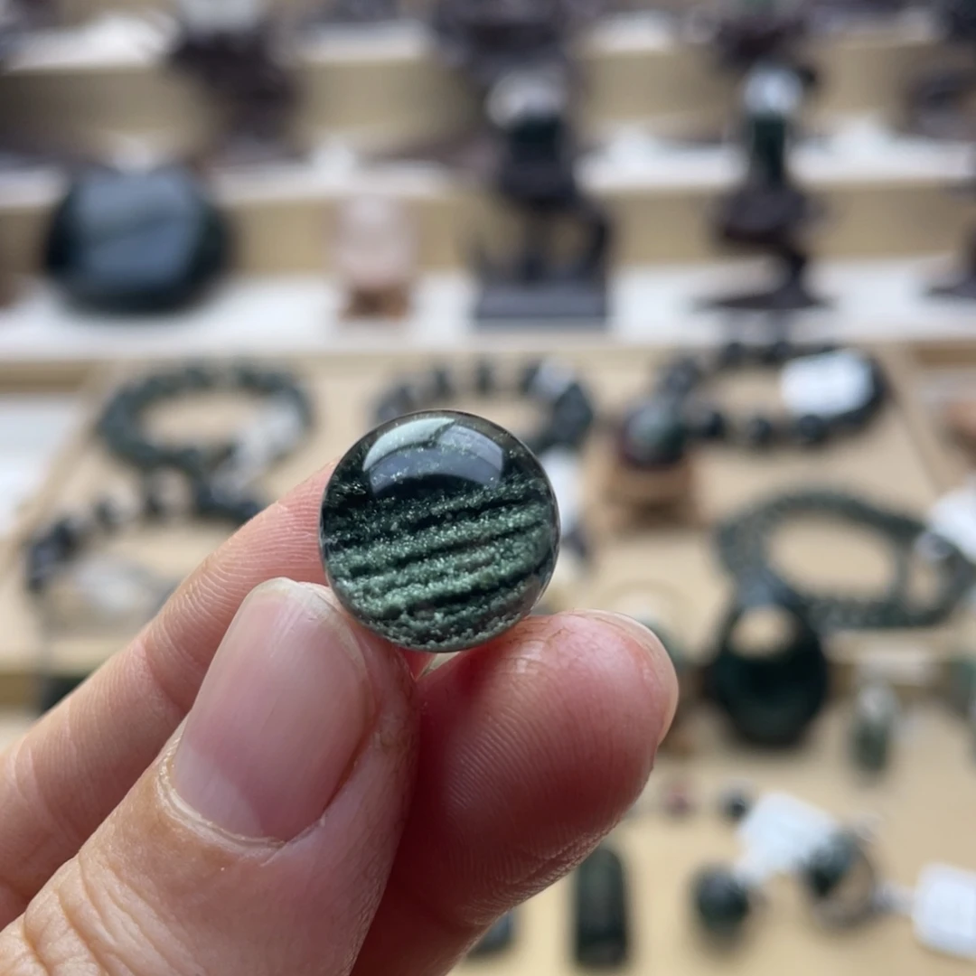 水晶颈饰未镶嵌绿幽灵千层