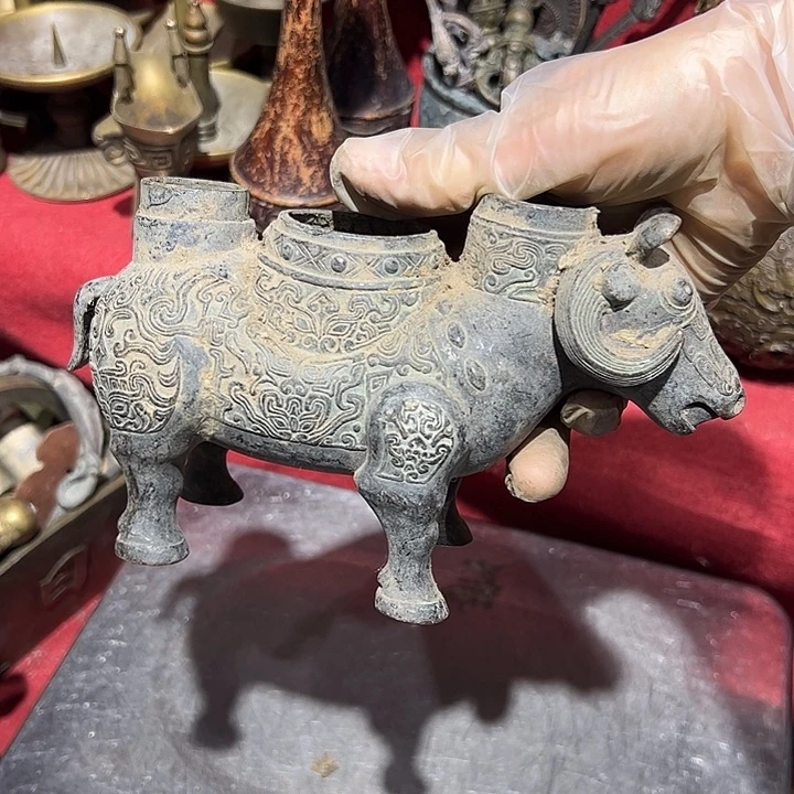 琴**鹤黄酮摆件工艺品摆件