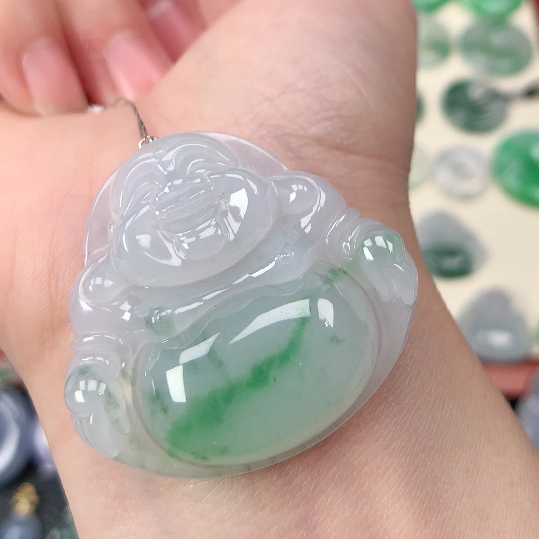 翡翠未镶嵌颈饰吊坠