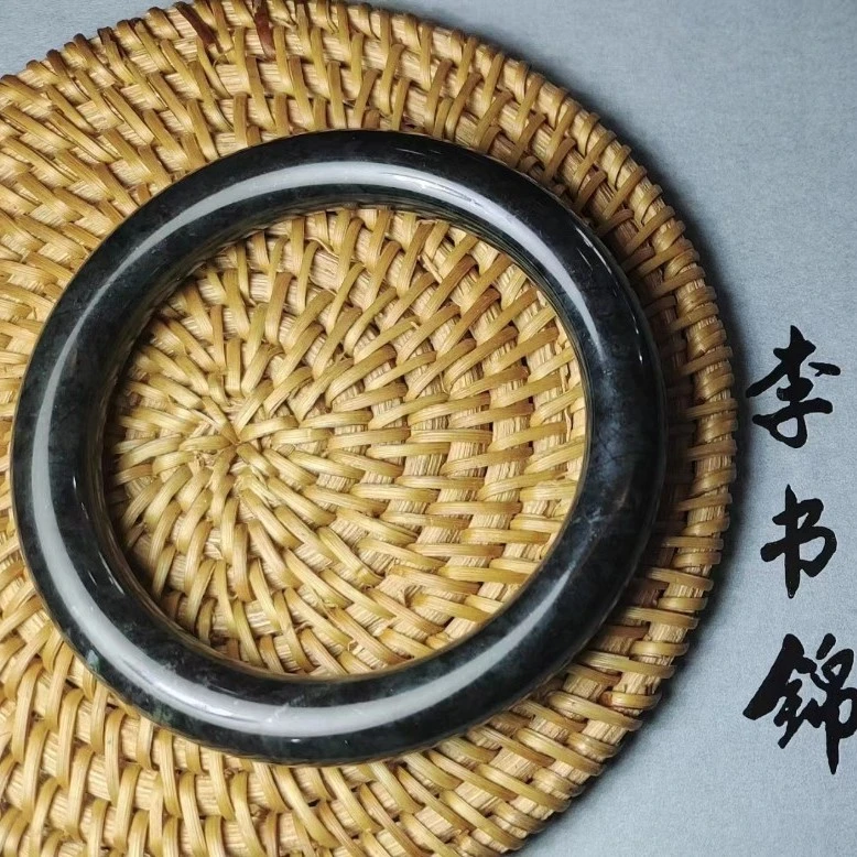 李书锦保真黑俱来圆条贵妃手镯（高货）多样性发货